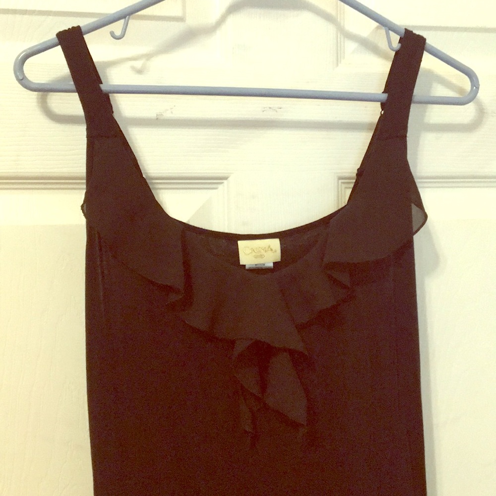 Super soft ruffle tank